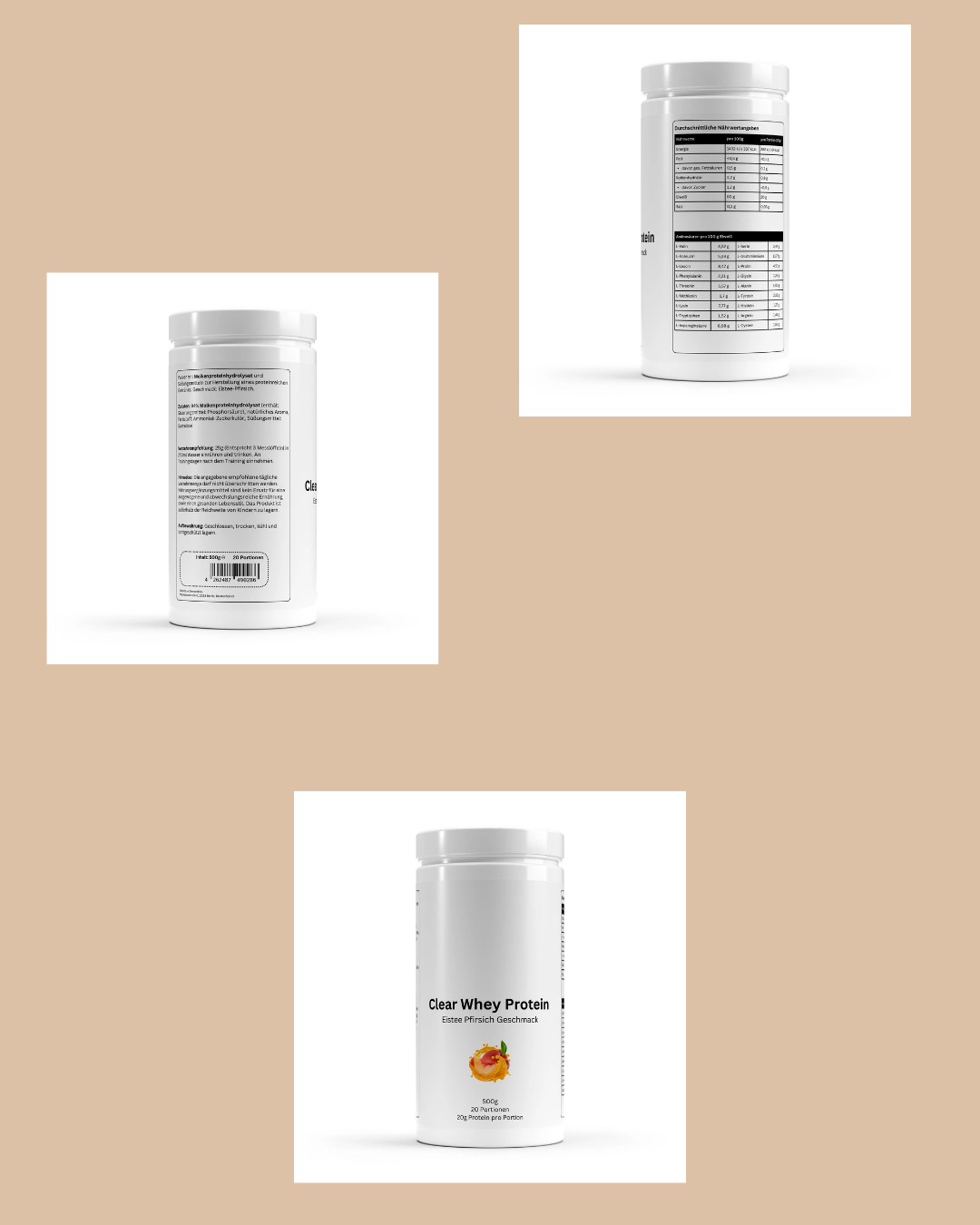 Clear Whey Protein Eistee Pfirsich - 500g