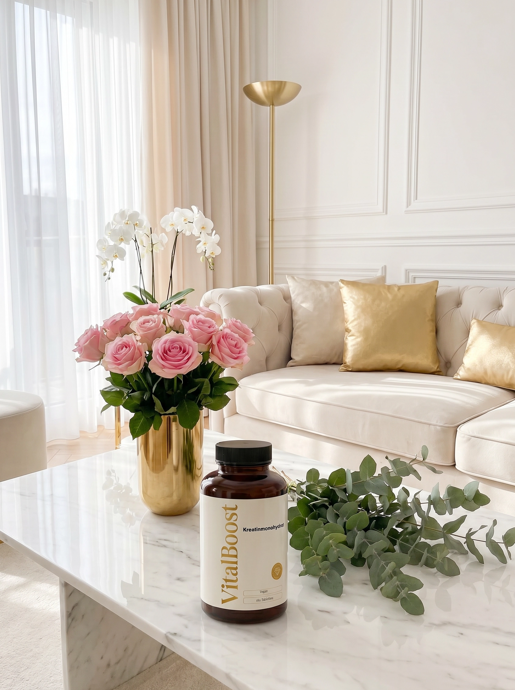 Kreatin Monohydrat - 180 vegane Tabletten