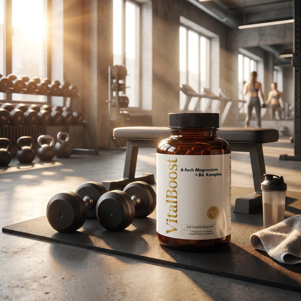 Magnesium 6x Komplex + B6 - 120 vegane Kapseln