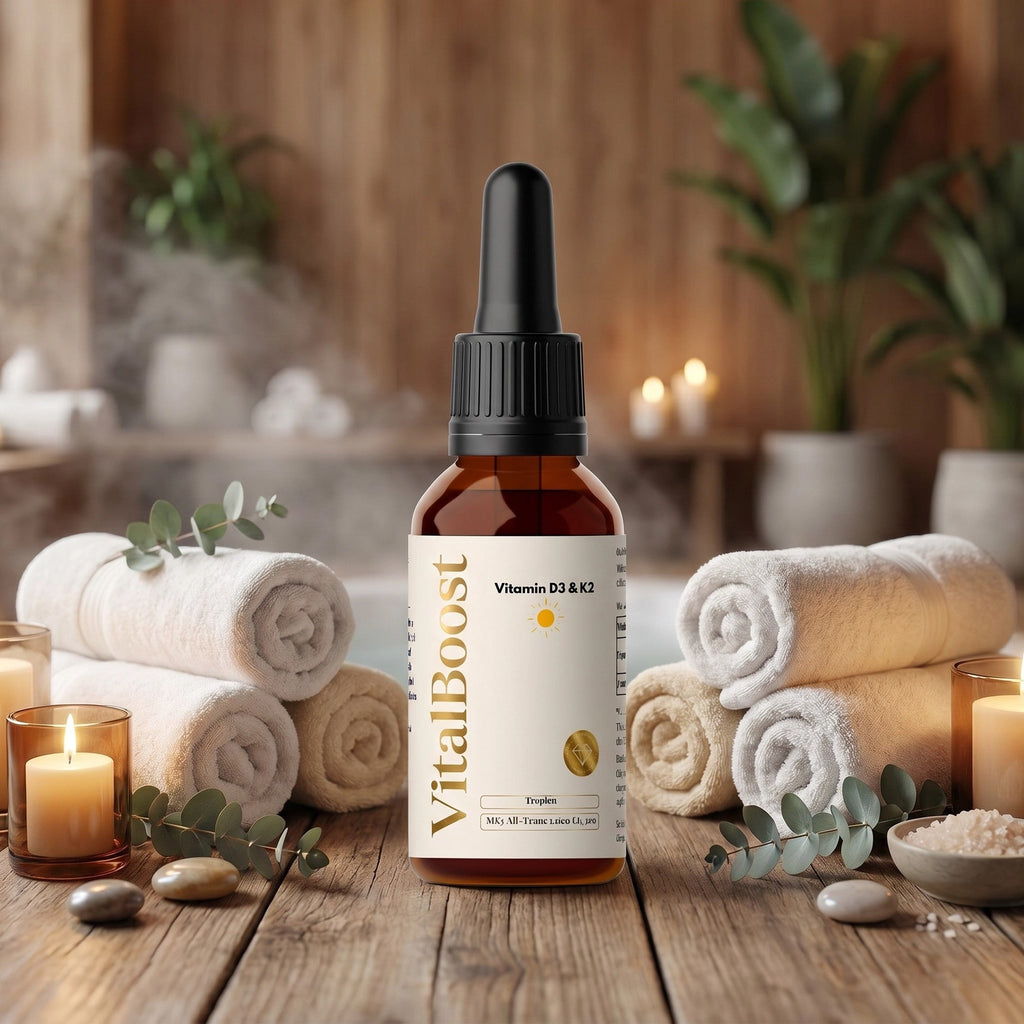 Vitamin D3 + K2 - 1.700 Tropfen (1.000 I.E.) - 50ml