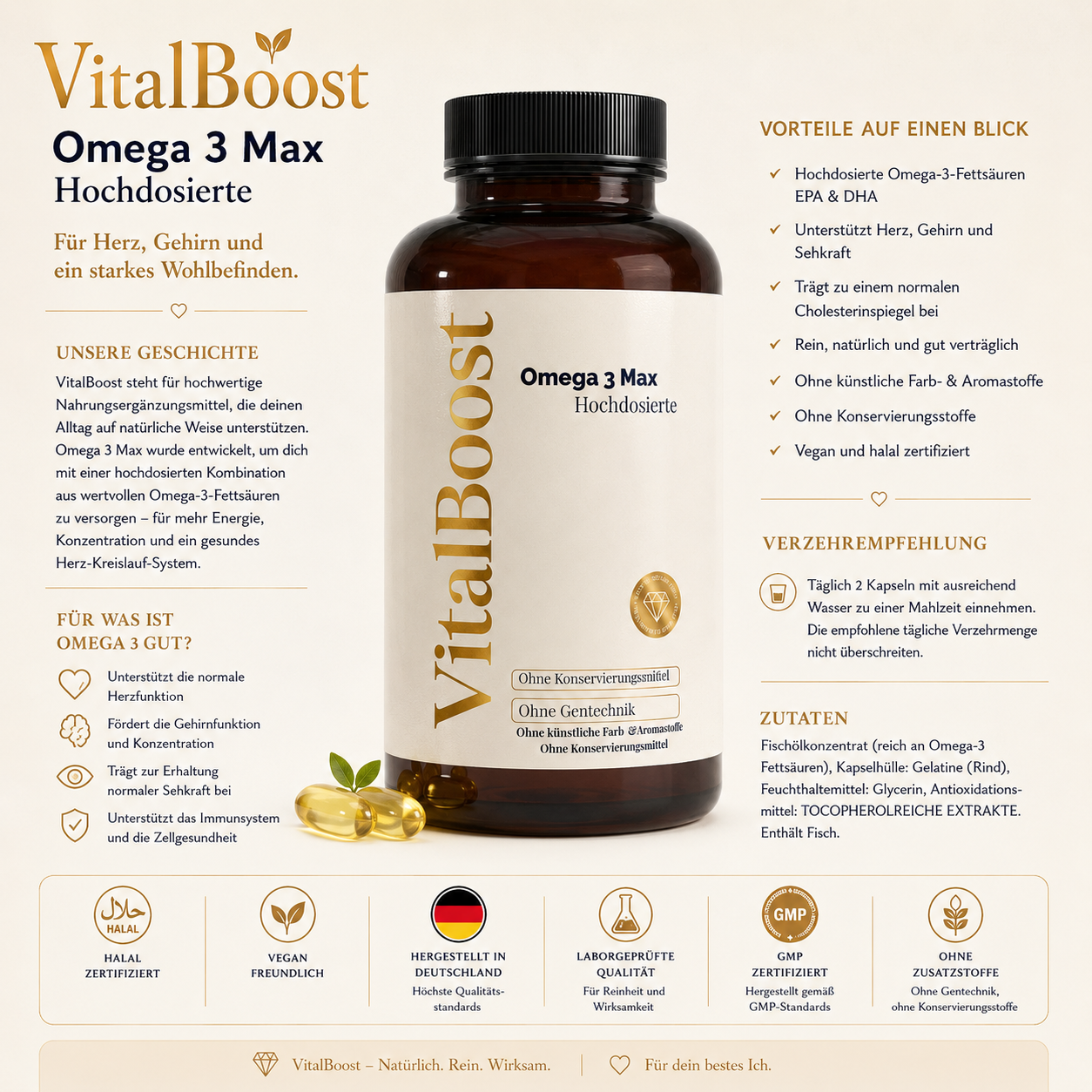 Omega 3 Max 35/25 - 120 Softgels