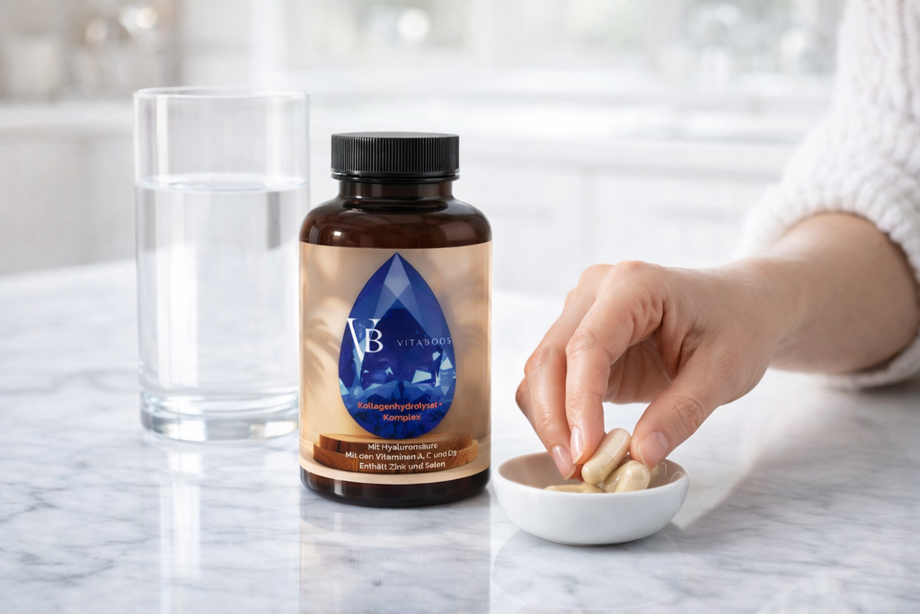 Premium Kollagenhydrolysat PLUS (3000-5000 DA ) - 180 Kapseln