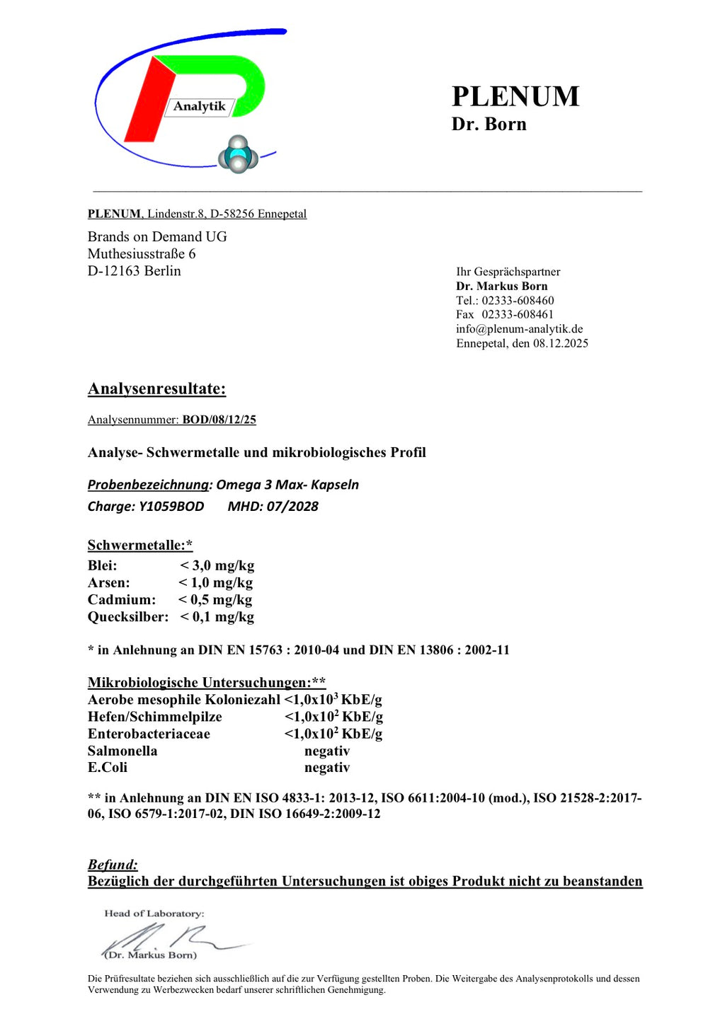 Omega 3 Max 35/25 - 120 Softgels