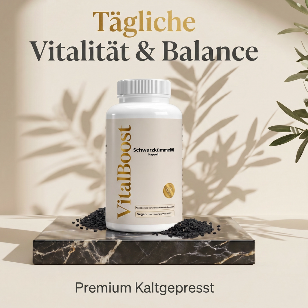 Ägyptisches Schwarzkümmelöl - 240 vegane Softgels