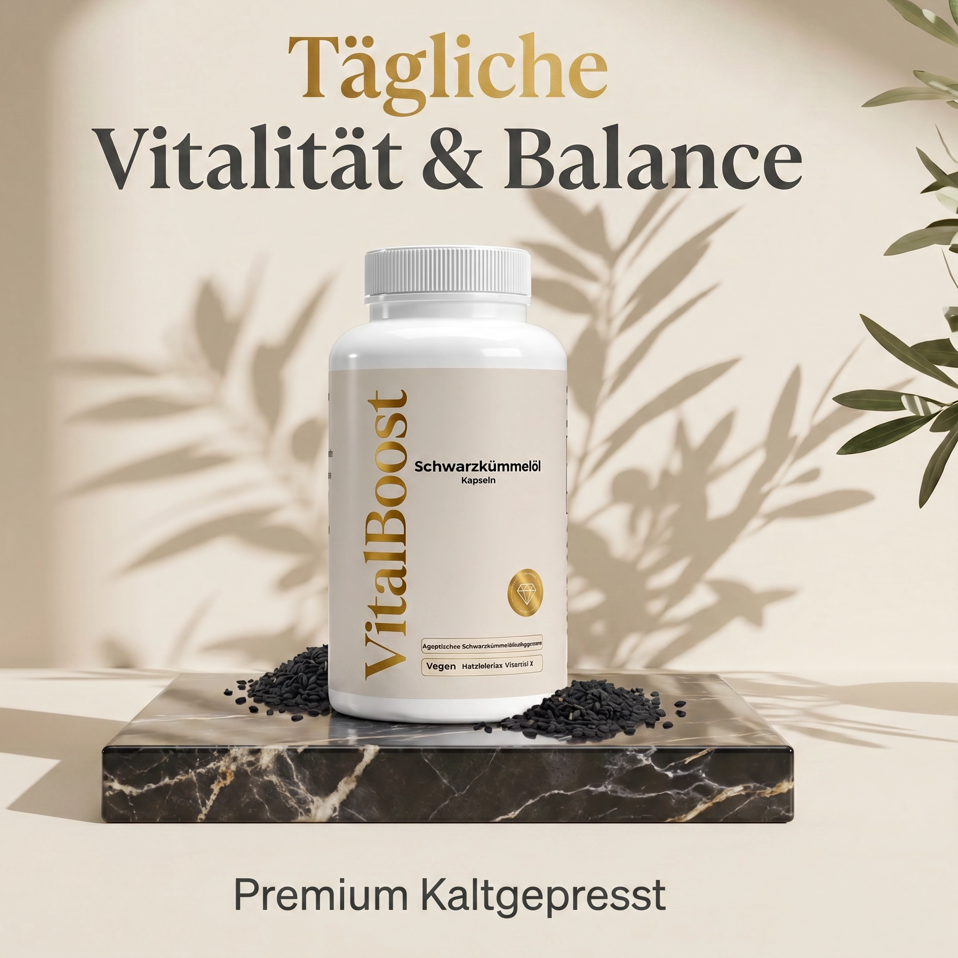 Ägyptisches Schwarzkümmelöl - 240 vegane Softgels