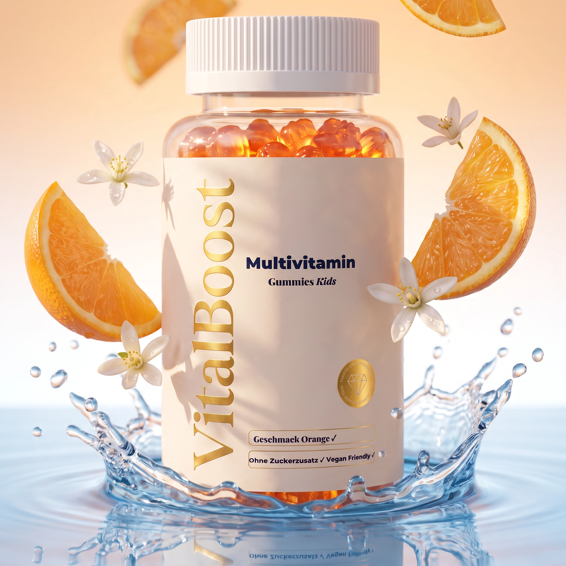 Multivitamin Gummies Kids - Orange - 60 vegane Gummies