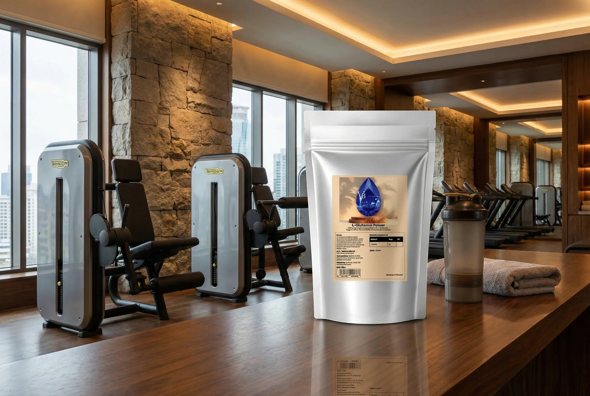 L-Glutamin Pulver Doypack - 500g