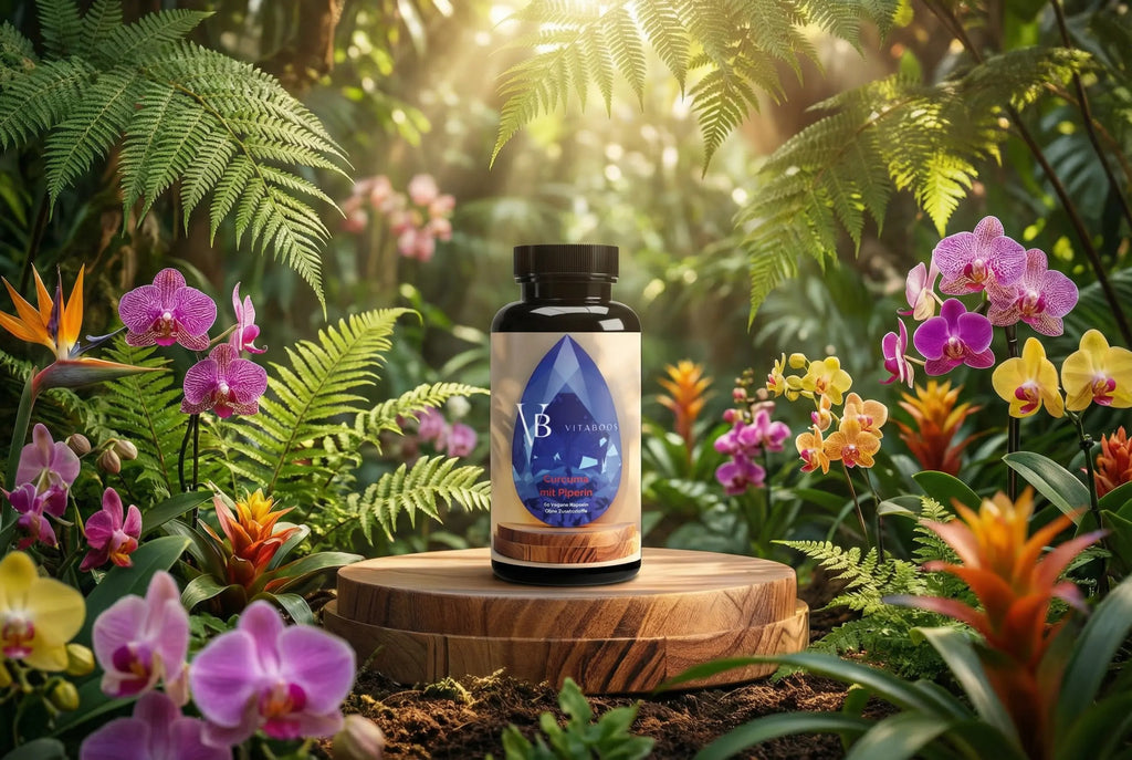 Kurkuma + Piperin - 60 Kapseln