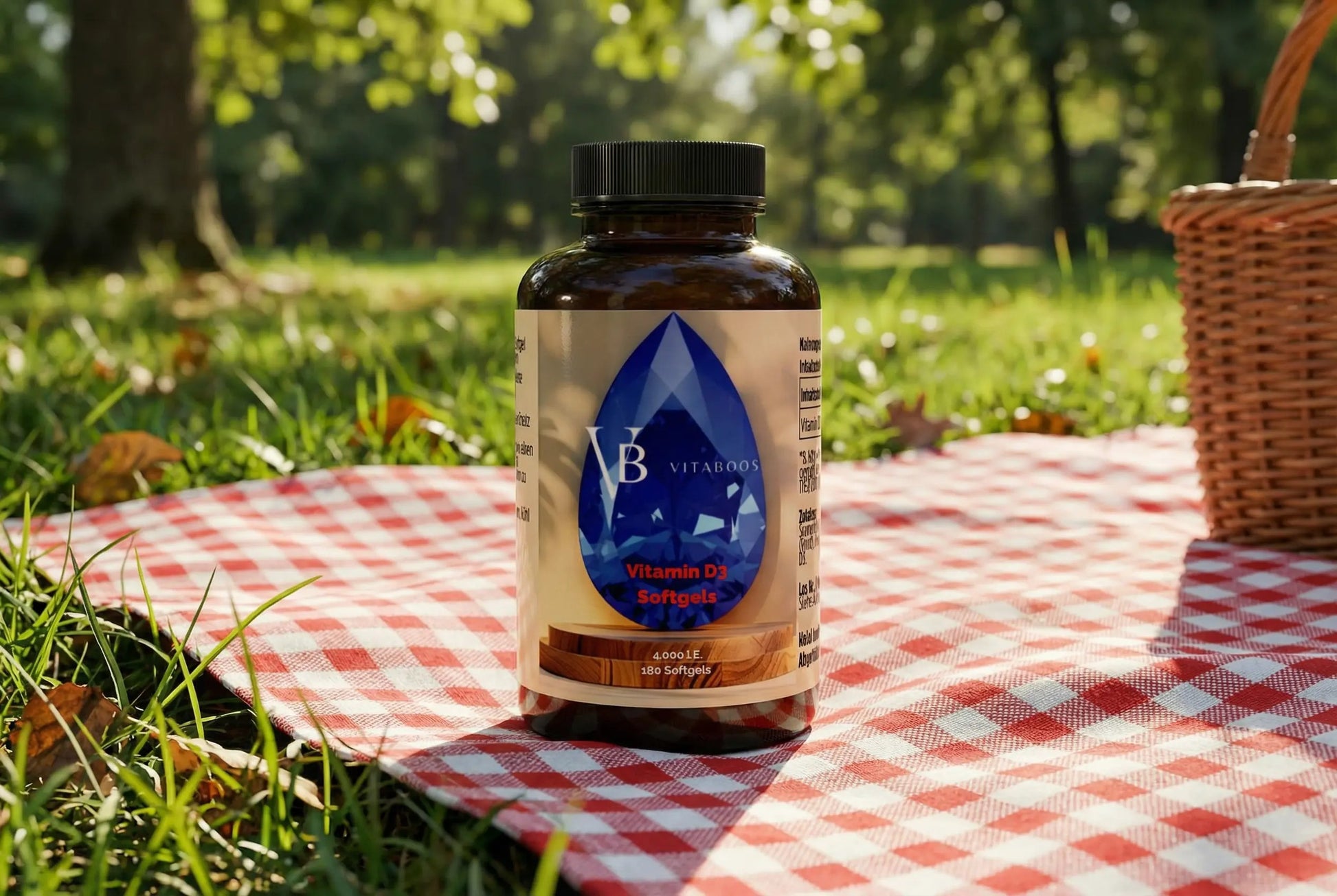 Vitamin D3 4.000 IE - 180 Softgels