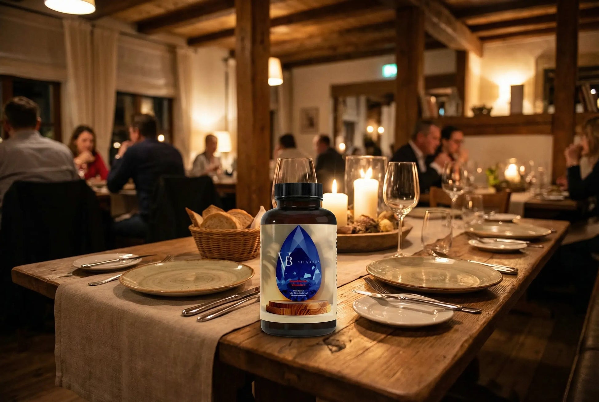 Gepuffertes Vitamin C 500mg + Magnesium - 240 Kapseln