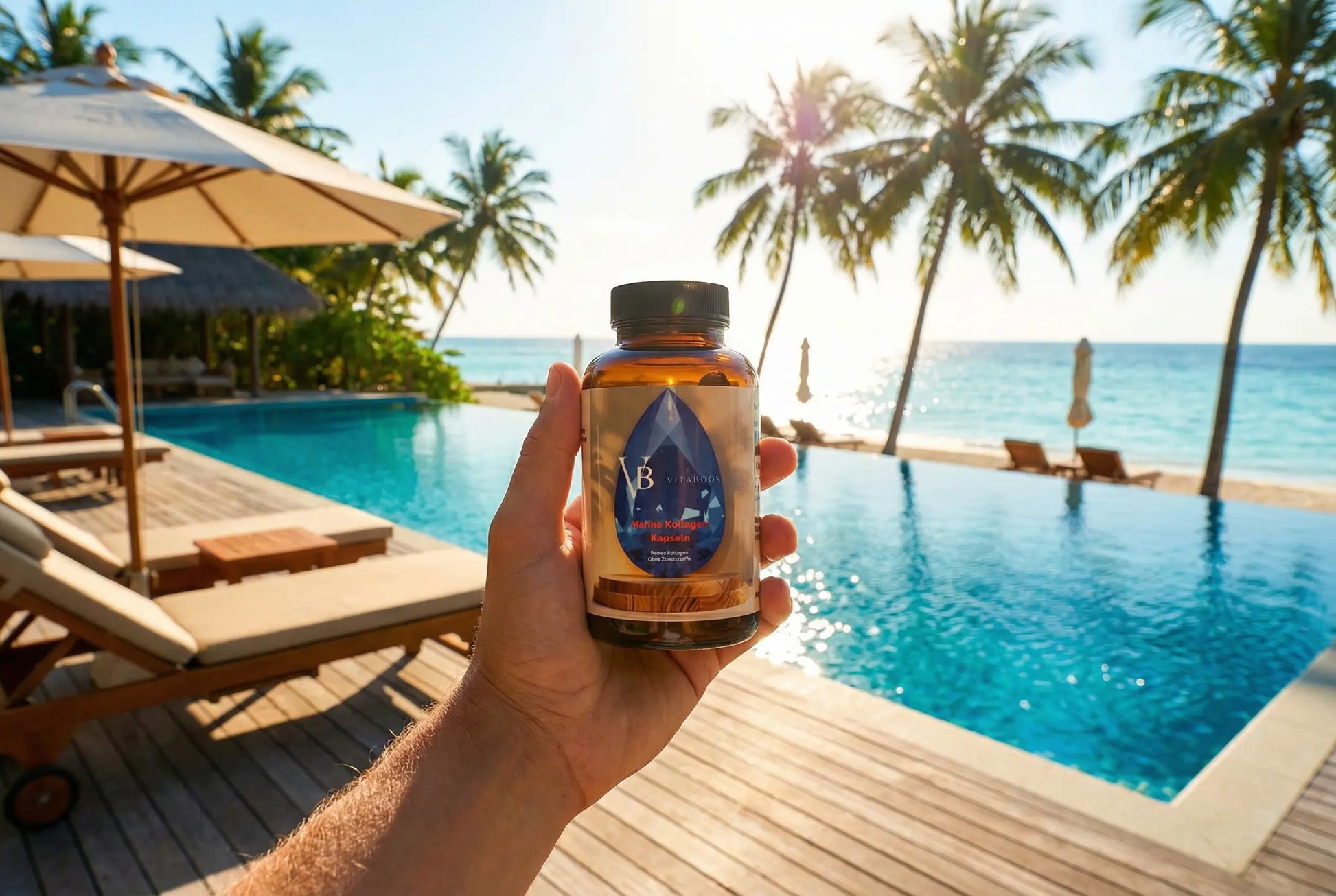 Marine Kollagen Peptide (2000-5000 DA) - 120 Kapseln