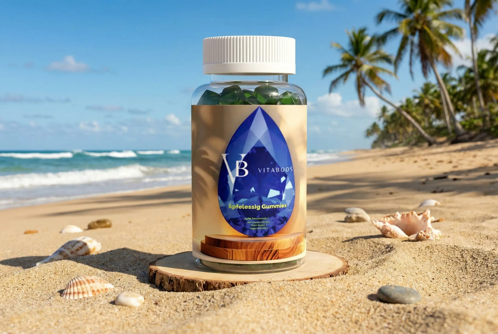 Apfelessig + C + B6 + Chrom Gummies - 60 Stk