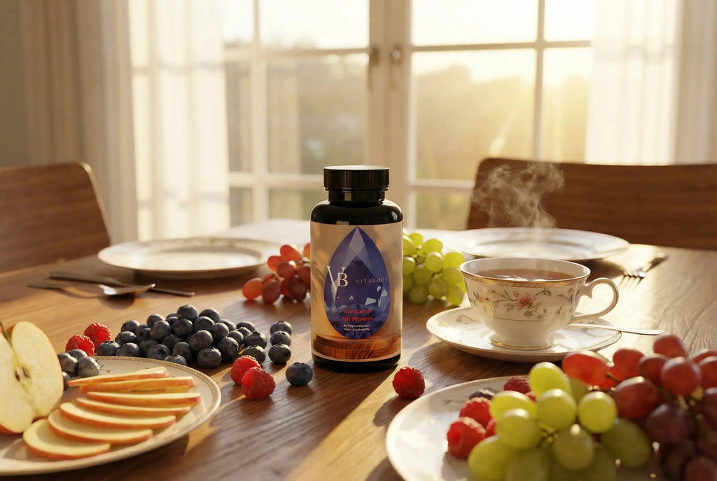 Kurkuma + Piperin - 60 Kapseln